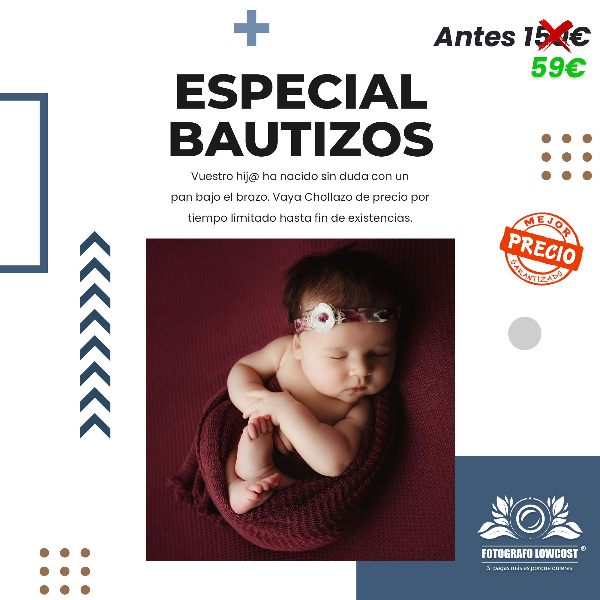 fotografo en bautizos Guare&ntilde;a 